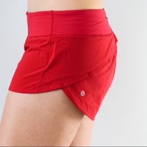 Lululemon run speed up shorts size 6